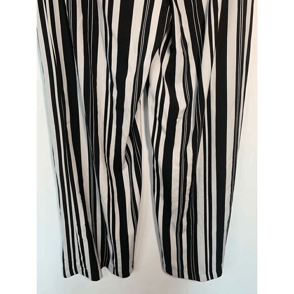 New York & Co Stretch Striped Wide Leg Trouser Pant - Picture 2 of 10